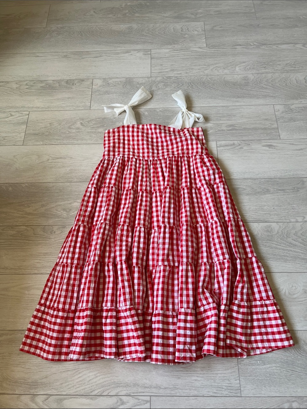 Sister Jane Love Note Gingham Midi Dress